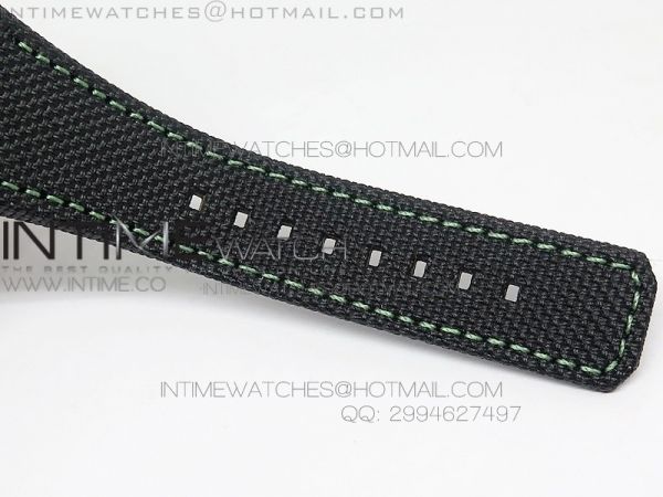 Spidolite II Tech Green Forged Carbon V6F 1:1 Best Edition on Black Nylon Strap A7750