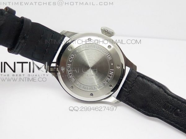 Big Pilot Real PR SS YLF Best Edition Gray Dial on Black Leather Strap A51111