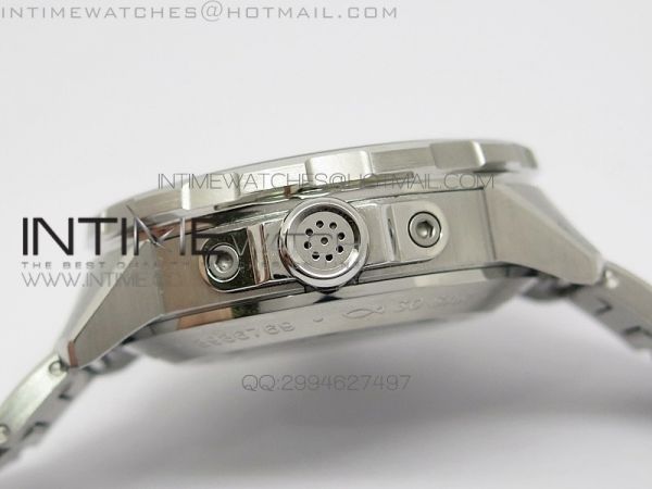 Aquatimer Chrono IW376803 V6F 1:1 Best Edition Black Dial on SS Bracelet A7750